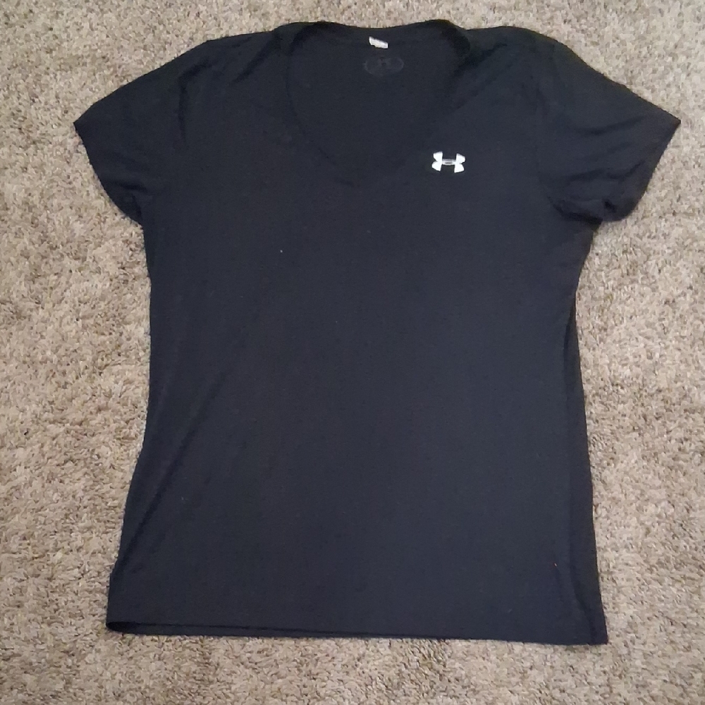 Under Armour Black Fitted Short Sleeve T-Shirt